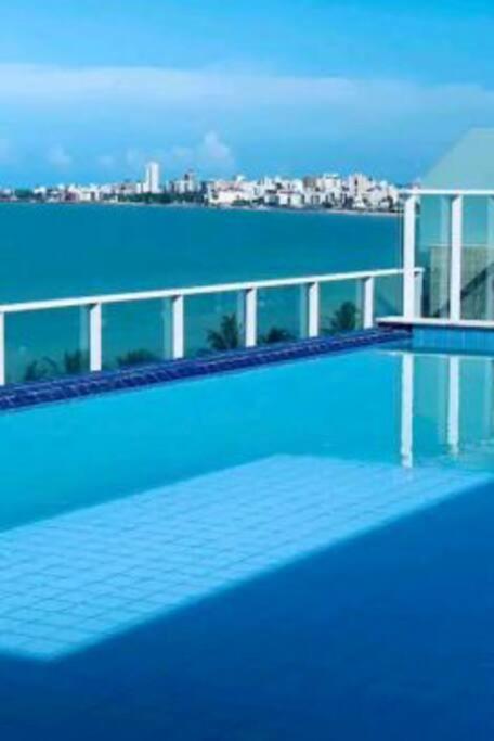 Flat Bello Plaza - Piscina Com Vista Da Orla Cabedelo Luaran gambar